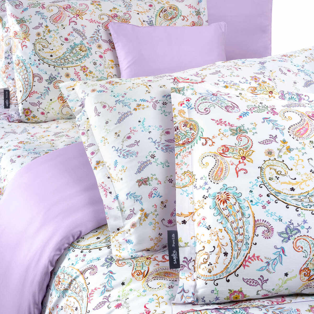 poszewki na poduszki, pościel 200x220, pościel paisley, wzór paisley, wzór,
