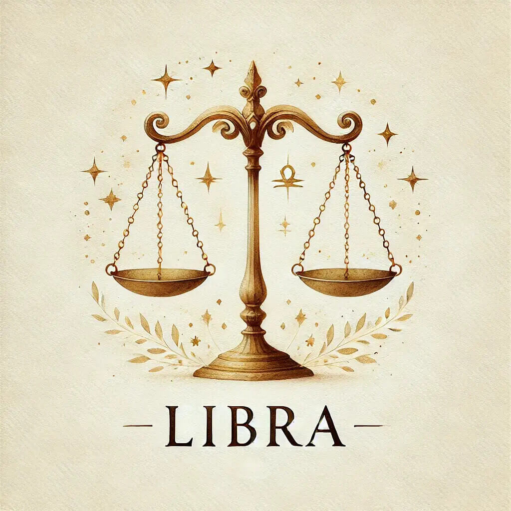 znak zodiaku waga, symbol wagi, znak zodiaku urodzony w wrześniu i październiku, libra symbol