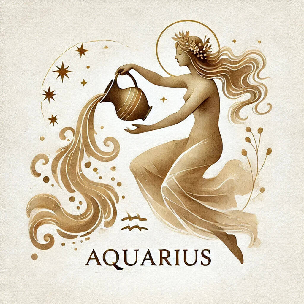 zodiac aquarius, po polsku znak zodiaku wodnik, turkusowa pościel dla wodnika
