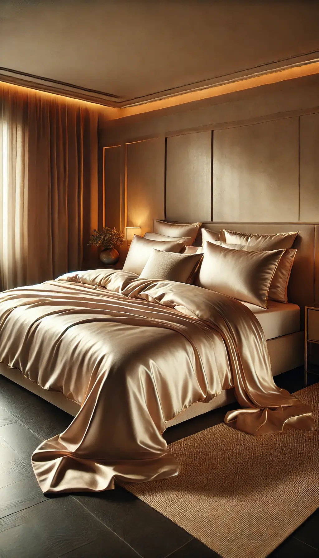 silk, jedwab, pościel satynowa, komplet pościeli, komplet pościeli satynowej 160x200, satyna premium