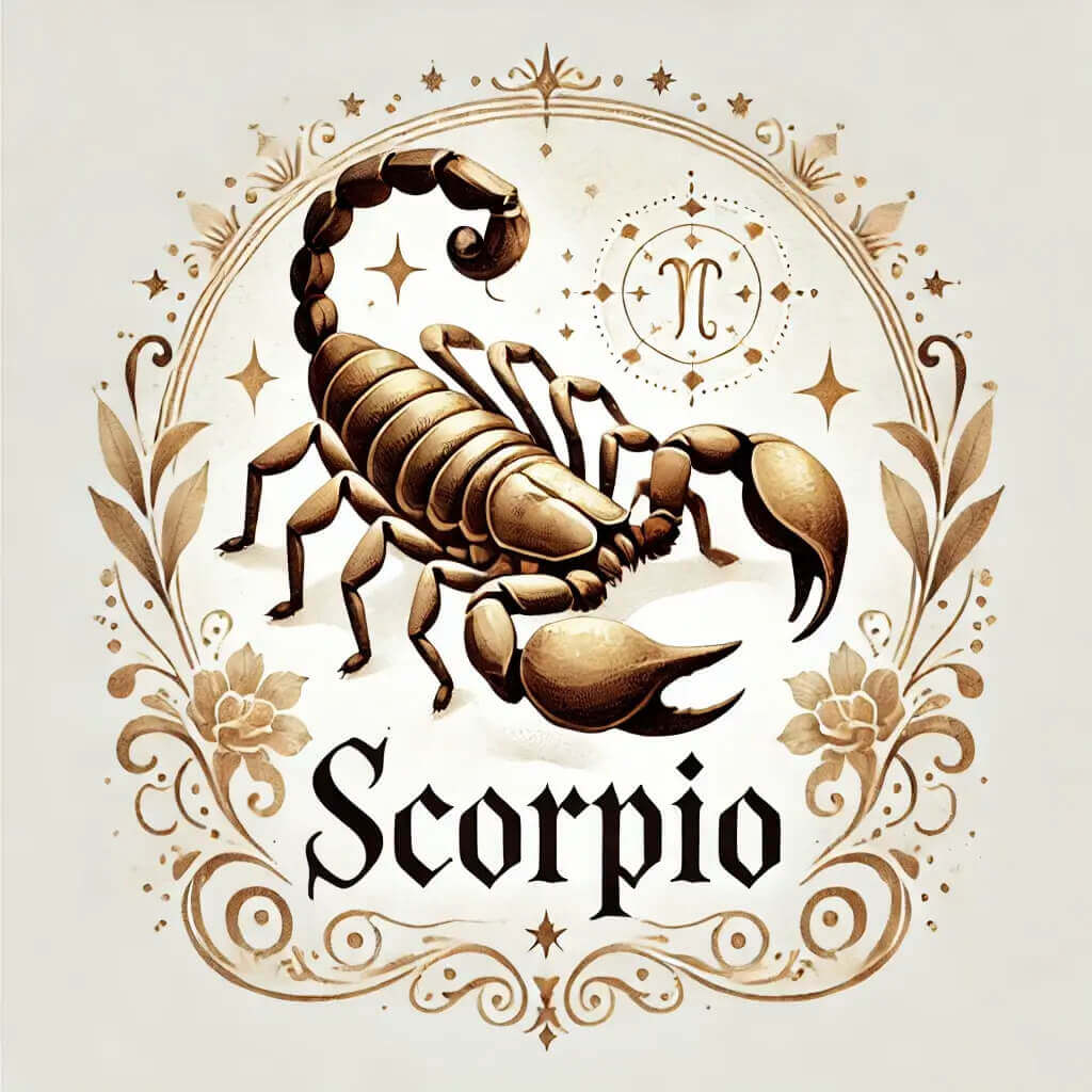 zodiak scorpio, znak zodiaku skorpion, symbol skorpiona, charakter znaku i horoskop, urodzony między październikiem a listopadem