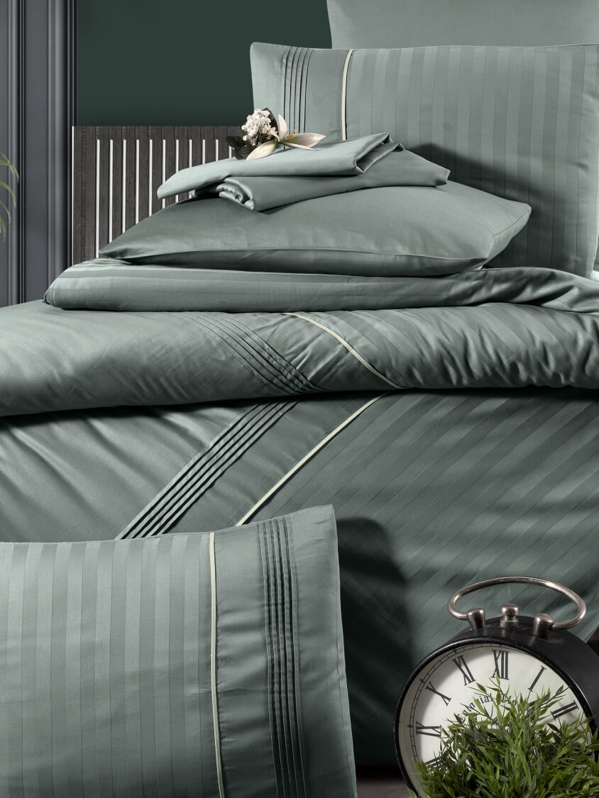 Pościel 200x220 New Trend MODALIFA MOONMIST adamaszek, pościel satynowa